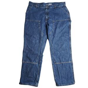 Carhartt Loose Fit Double Front Utility Logger Denim Jeans Men's Size 42 x‎ 32
